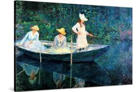 Women Fishing-Claude Monet-Stretched Canvas