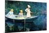 Women Fishing-Claude Monet-Mounted Premium Giclee Print