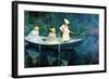 Women Fishing-Claude Monet-Framed Art Print