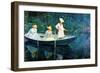 Women Fishing-Claude Monet-Framed Art Print