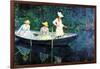 Women Fishing-Claude Monet-Framed Art Print