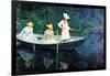 Women Fishing-Claude Monet-Framed Art Print