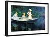 Women Fishing-Claude Monet-Framed Art Print