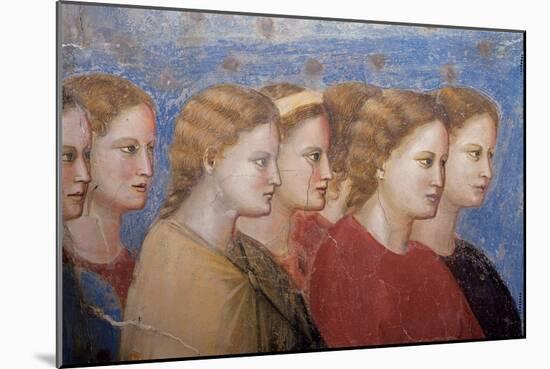 Women, Fresco cycle-Giotto di Bondone-Mounted Art Print