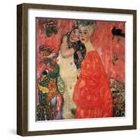 Women Friends, 1916-17 (Destroyed in 1945)-Gustav Klimt-Framed Giclee Print