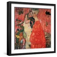 Women Friends, 1916-17 (Destroyed in 1945)-Gustav Klimt-Framed Giclee Print