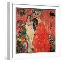 Women Friends, 1916-17 (Destroyed in 1945)-Gustav Klimt-Framed Giclee Print