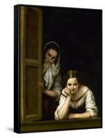 Women from Galicia at the Window, 1655-1660-Bartolome Esteban Murillo-Framed Stretched Canvas