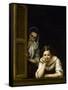 Women from Galicia at the Window, 1655-1660-Bartolome Esteban Murillo-Framed Stretched Canvas