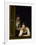 Women from Galicia at the Window, 1655-1660-Bartolome Esteban Murillo-Framed Giclee Print