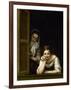 Women from Galicia at the Window, 1655-1660-Bartolome Esteban Murillo-Framed Giclee Print