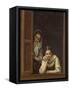 Women from Galicia at the Window, 1670-Bartolome Esteban Murillo-Framed Stretched Canvas