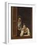 Women from Galicia at the Window, 1670-Bartolome Esteban Murillo-Framed Giclee Print