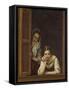 Women from Galicia at the Window, 1670-Bartolome Esteban Murillo-Framed Stretched Canvas