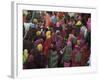 Women from Villages Crowd the Street at the Camel Fair, Pushkar, Rajasthan State, India-Jeremy Bright-Framed Photographic Print