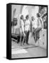 Women Gather Poolside-Philip Gendreau-Framed Stretched Canvas