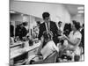 Women Getting Hair Styled in Beauty Salon at Saks Fifth Ave. Department Store-Alfred Eisenstaedt-Mounted Photographic Print