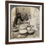 Women Grinding at the Mill, Palestine, 1900-Underwood & Underwood-Framed Giclee Print