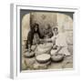 Women Grinding at the Mill, Palestine, 1900-Underwood & Underwood-Framed Giclee Print