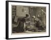 Women Grinding Corn in Ireland-null-Framed Giclee Print