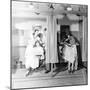 Women Hair Stylist in Training at Beauty School Circa 1940-Nina Leen-Mounted Photographic Print