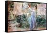 Women Hang Out Laundry to Dry-Berthe Morisot-Framed Stretched Canvas