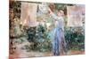 Women Hang Out Laundry to Dry-Berthe Morisot-Mounted Art Print