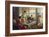 Women Having Tea-Albert Lynch-Framed Giclee Print