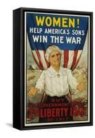 Women! Help America's Sons Win the War Poster-R.H. Porteous-Framed Stretched Canvas