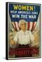 Women! Help America's Sons Win the War Poster-R.H. Porteous-Framed Stretched Canvas