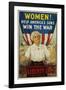 Women! Help America's Sons Win the War Poster-R.H. Porteous-Framed Photographic Print