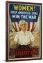 Women! Help America's Sons Win the War Poster-R.H. Porteous-Framed Photographic Print