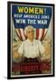 Women! Help America's Sons Win the War Poster-R.H. Porteous-Framed Photographic Print