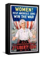 Women! Help America's Sons Win the War-R.H. Porteous-Framed Stretched Canvas