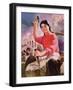 Women Hold Up Half of Heaven, And, Cutting Through Rivers and Mountains, Change to a New Attitude-null-Framed Giclee Print