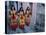 Women Holding Candles, Corpus Domini Procession, Desulo (Gennargentu), Sardinia, Italy-Bruno Morandi-Stretched Canvas