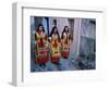 Women Holding Candles, Corpus Domini Procession, Desulo (Gennargentu), Sardinia, Italy-Bruno Morandi-Framed Photographic Print