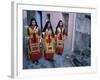 Women Holding Candles, Corpus Domini Procession, Desulo (Gennargentu), Sardinia, Italy-Bruno Morandi-Framed Photographic Print