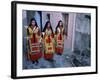 Women Holding Candles, Corpus Domini Procession, Desulo (Gennargentu), Sardinia, Italy-Bruno Morandi-Framed Photographic Print