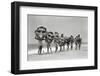 Women Holding Giant Masks-Bettmann-Framed Photographic Print