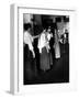 Women Immigrants Undegoing a Physical Examination, Ellis Island, New York, 1910-null-Framed Photo