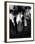 Women Immigrants Undegoing a Physical Examination, Ellis Island, New York, 1910-null-Framed Photo