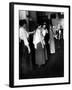 Women Immigrants Undegoing a Physical Examination, Ellis Island, New York, 1910-null-Framed Photo