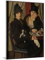 Women in a Cafe, c.1924-Pietro Marussig-Mounted Giclee Print