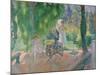 Women in a Garden, C. 1923-Henri Lebasque-Mounted Giclee Print