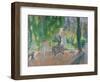 Women in a Garden, C. 1923-Henri Lebasque-Framed Giclee Print