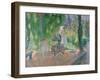 Women in a Garden, C. 1923-Henri Lebasque-Framed Giclee Print