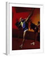 Women in a Kickboxing Class-null-Framed Photographic Print