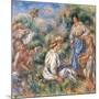 Women in a Landscape, 1912-Pierre-Auguste Renoir-Mounted Giclee Print