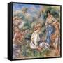 Women in a Landscape, 1912-Pierre-Auguste Renoir-Framed Stretched Canvas